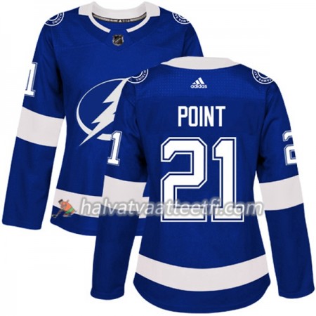 Naisten NHL Tampa Bay Lightning Pelipaita Brayden Point 21 Adidas 2017-2018 Sininen Authentic